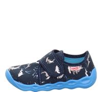 Superfit Jungen Hausschuh, Blau/Mehrfarbig Textil 8030, 25 EU