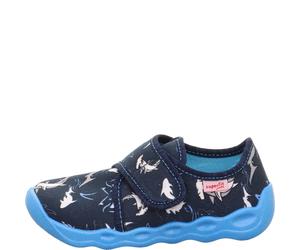 superfit Jungen Hausschuh BUBBLE 34 Blau/Mehrfarbig