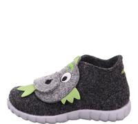 superfit Jungen Hausschuh HAPPY 20 Schwarz/Grün