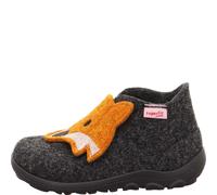 Superfit Jungen - Schuhe HAPPY Slipper, Modern, GRAU/ORANGE 4700, 27