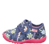superfit Jungen Hausschuh SPOTTY 26 Blau/Mehrfarbig
