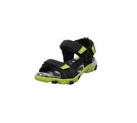 Superfit Jungen Henry Knöchelriemen Riemchensandalen, SCHWARZ/GRÜN, 33 EU