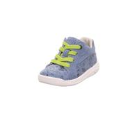 Lauflernschuh SUPERFIT "LILLO WMS: S II" Gr. 22, blau (jeansblau) Kinder Schuhe mit farbigen Schnürsenkeln (57015729-22)
