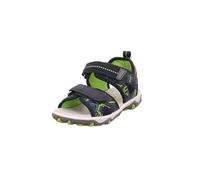 Sandale SUPERFIT "MIKE" Gr. 33, bunt (blau, hellgrün) Kinder Schuhe Sommerschuh, Klettschuh, Outdoorschuh, mit Klettverschlüssen (72558258-33)