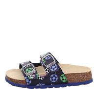 Superfit Jungen Fussbettpantoffel Pantoffeln, BLAU 8020, 26 EU