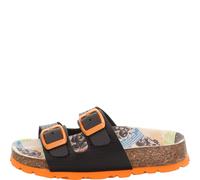 superfit Jungen Pantoffel FUSSBETTPANTOFFEL 31 Schwarz/Orange