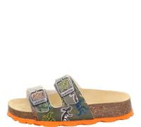 superfit Jungen Pantoffel FUSSBETTPANTOFFEL 35 Grün/Mehrfarbig