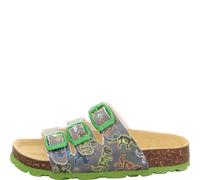 superfit Jungen Pantoffel FUSSBETTPANTOFFEL 36 Grau/Mehrfarbig