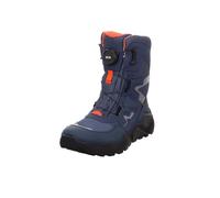 Superfit Jungen Rocket Warm gevoerde Gore-tex Schneestiefel, Blau Orange 8000, 35 EU Weit