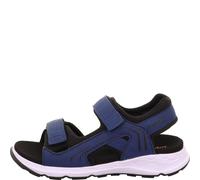 Superfit Criss Cross Sandale, Blau/Schwarz 8000, 34 EU