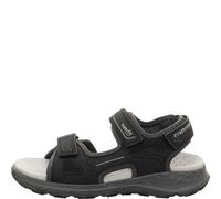 Superfit Jungen Criss Cross Sandale, Schwarz Hellgrau 0010, 34 EU