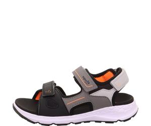 superfit Jungen Sandale CRISS CROSS 36 Grau/Orange