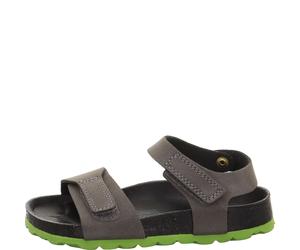 superfit Jungen Sandale FUSSBETTPANTOFFEL 33 Schwarz/Grün