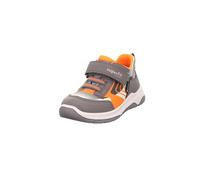 Superfit Jungen Schnürhalbschuhe Cooper, Kinder Halbschuhe, Weite: M IV, lose Einlage, Strassenschuhe, Sneaker, HELLGRAU/ORANGE (500), 28 EU