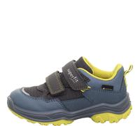 Superfit Jupiter Jungen leicht gefütterte Gore-Tex BLAU/GELB 8010 Sneaker, 35 EU Weit