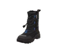 Superfit Jungen SNOW MAX warm gefütterte Gore-Tex Stiefel, SCHWARZ/BLAU 0000