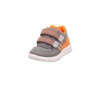 Superfit - Kid's Sport7 Mini D - Freizeitschuhe, Gr. 24, hellgrau /orange (Hellgrau/Orange)