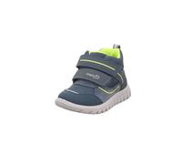 Superfit Jungen Sport7 Mini Sneaker, Blau Gelb 8000, 33 EU Schmal