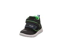 Superfit Jungen Sport7 Mini Sneaker, Schwarz Grün 0000, 35 EU Schmal