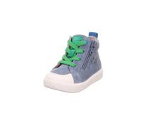 Superfit Baby-Jungen SUPIES Lauflernschuhe, Blau/Grün 8010, 19 EU