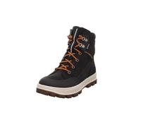 Superfit Jungen Tedd Warm Gefütterte Gore-tex Schwarz/Orange 0000 Stiefel, Schwarz Orange 0000, 37 EU Weit
