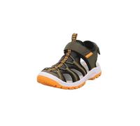 superfit Leder-Halbsandalen "Tornado Light" in Khaki - Größe 32 | Kindersandalen