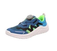 Superfit Kinderschuhe Kicks Textil/Synthetik Blau/Hellgrün Weite Normal Größe 37