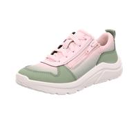 Superfit Kicks Sneaker, Hellgrün/Rosa 7500, 26 EU Weit