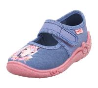 Superfit Hausschuh Textil BELINDA Mädchen Blau Größe 25