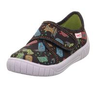 Superfit - Kid's Bill A - Hausschuhe, Gr. 26, grau (Schwarz/Mehrfarbig)