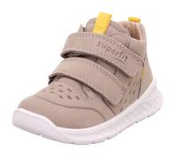 Superfit Kinder Leder-Lauflernschuhe BREEZE Unisex beige/gelb Größe 21