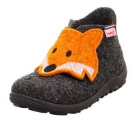 Superfit - Kid's Happy Octi B - Hausschuhe, Gr. 21, grau (Grau/Orange)