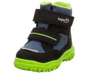 Superfit - Kid's Husky1 - Winterschuhe, Gr. 21, schwarz (Schwarz/Hellgrün)
