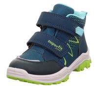 Superfit Jupiter Jungen leicht gefütterte Gore-Tex BLAU/HELLGRÜN 8010 Sneaker, 33 EU Weit
