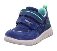 Superfit - Kid's Sport7 Mini B - Freizeitschuhe, Gr. 33, blau/ hellgrün (Blau/Hellgrün)