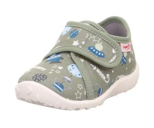 Superfit - Kid's Spotty - Hausschuhe, Gr. 19, grau (Hellgrün/Mehrfarbig)