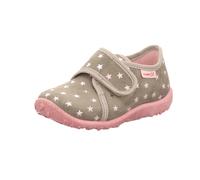 Superfit Kinder-Hausschuh SPOTTY Sterne Grau-Pink 26