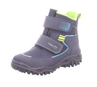Superfit Kinder-Outdoor-Allwetterstiefel gefüttert HUSKY Blau-Hell-Grün 34