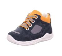 Halbschuh Leder \ UNIVERSE - Farbe - BLAU/ORANGE - Größe - 20