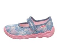 superfit Mädchen Hausschuh BUBBLE 30 Blau/Mehrfarbig