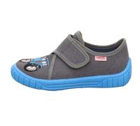 Superfit Kinderschuhe Hausschuhe GRAU/HELLBLAU GRAU/HELLBLAU - Gr. - 30