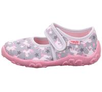 Superfit Mädchen Bonny Hausschuh, GRAU/ROSA 2030, 36 EU