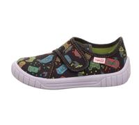 Superfit - Kid's Bill A - Hausschuhe, Gr. 35, grau (Schwarz/Mehrfarbig)