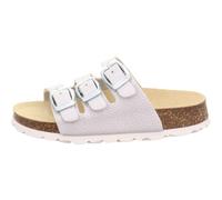 Superfit Mädchen Fussbettpantoffel Pantoffeln, Silber 9500, 29 EU Weit