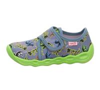Superfit Jungen Bubble Hausschuh, Türkis Mehrfarbig 8420, 34 EU