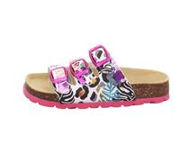 Superfit Mädchen Fußbettpantoffel 1100 Weiß/Mehrfarbig Größe 35