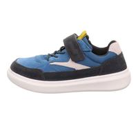 Superfit Kinder Sneaker Cosmo Leder Low Jungen Blau/Grau Größe 35