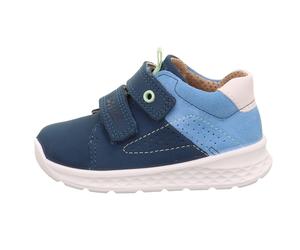 Superfit Kinderschuhe Klettschuhe / Slipper BLAU/HELLBLAU BLAU/HELLBLAU - Gr. - 22