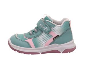Superfit Kinderschuhe Klettschuhe / Slipper GRÜN/ROSA GRÜN/ROSA - Gr. - 34