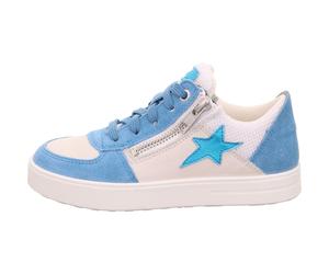 Superfit Kinderschuhe Klettschuhe / Slipper HELLBLAU/WEISS HELLBLAU/WEISS - Gr. - 33